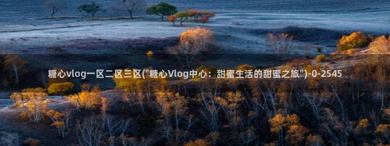 糖心vlog在线时间